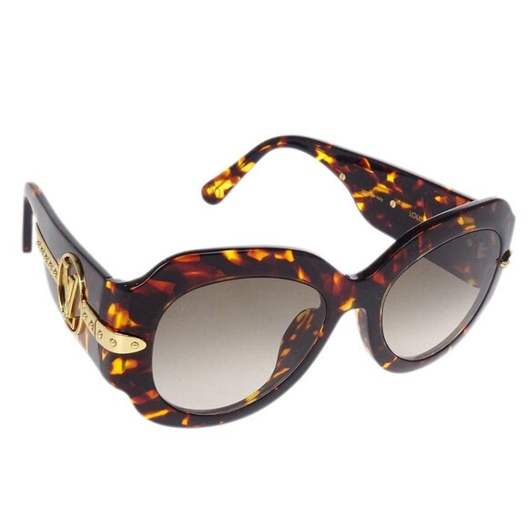 Louis Vuitton Sunglasses Eyewear Brown Small Good - Picture 1 of 7
